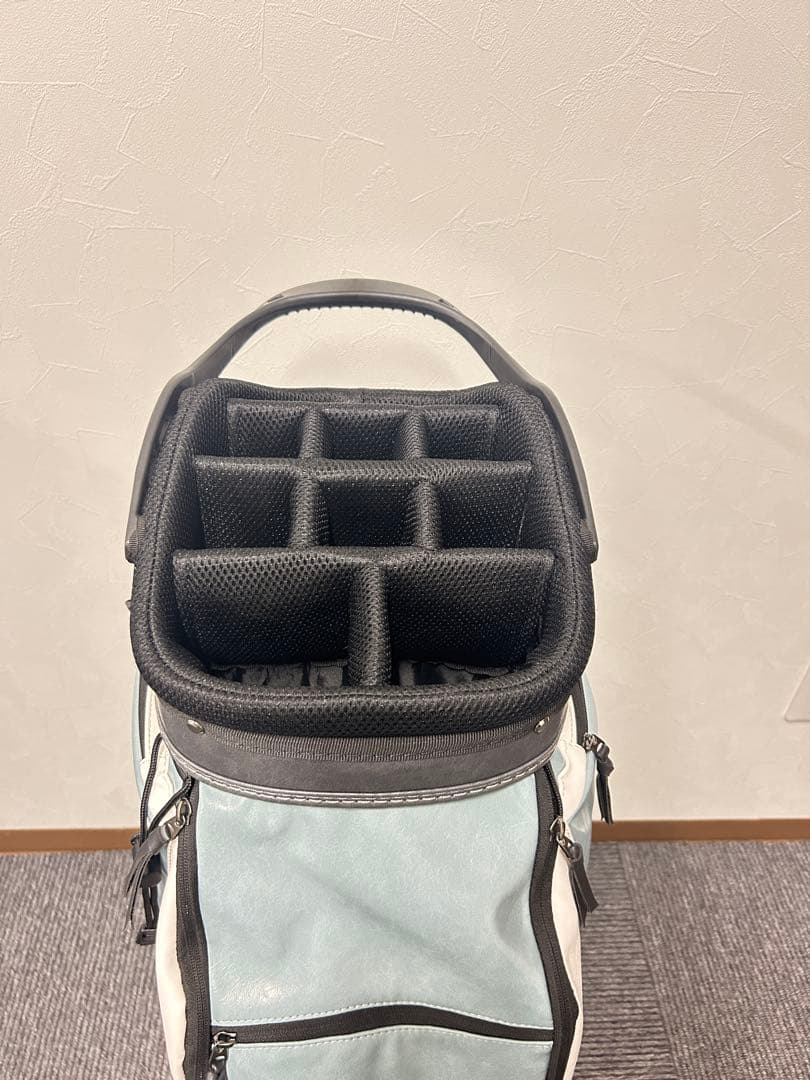 MANIUNOゴルフキャディバッグ 水色