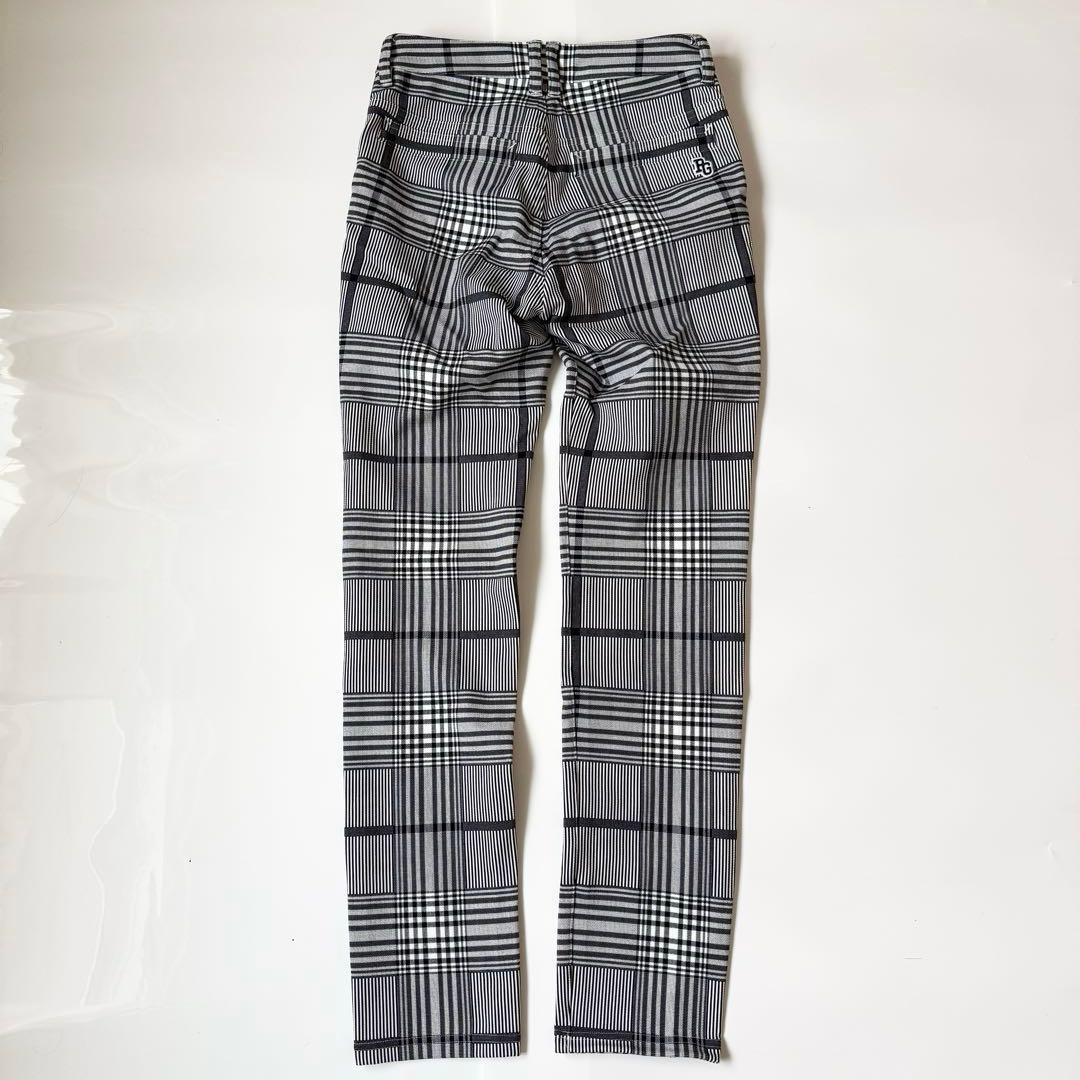 パーリーゲイツ　2025 spring チェック　ゴルフ　パンツ　サイズ0