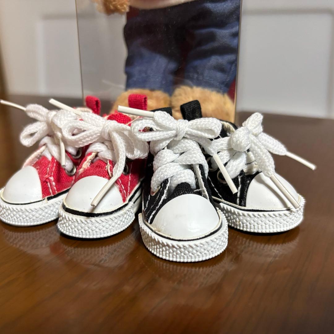 スニーカー＆イ・ミンホ 公式グッズ ミノミ 人形キーリング MINOMI 赤