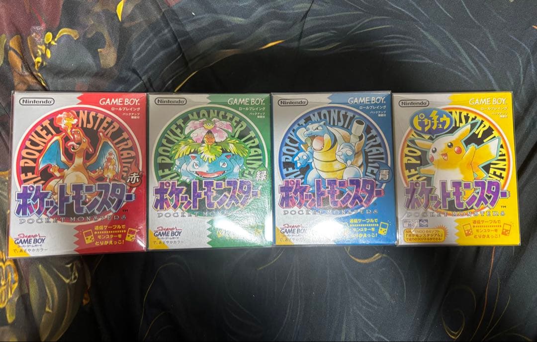 ポケットモンスター　シリーズ　まとめ売り　箱付き多数、赤緑青ピカチュウ版
