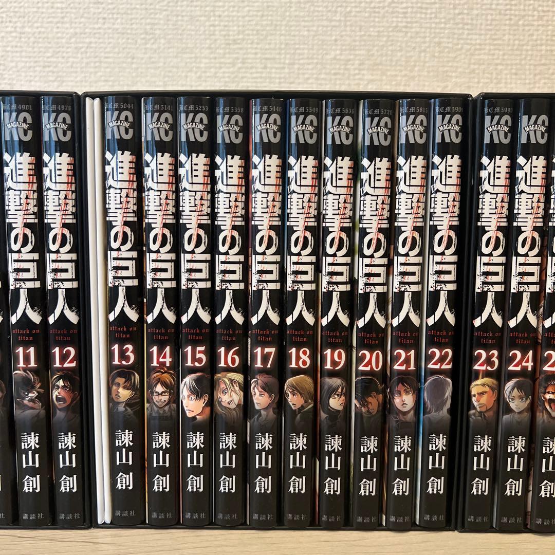 【美品】進撃の巨人 全34巻セット 収納ボックス付