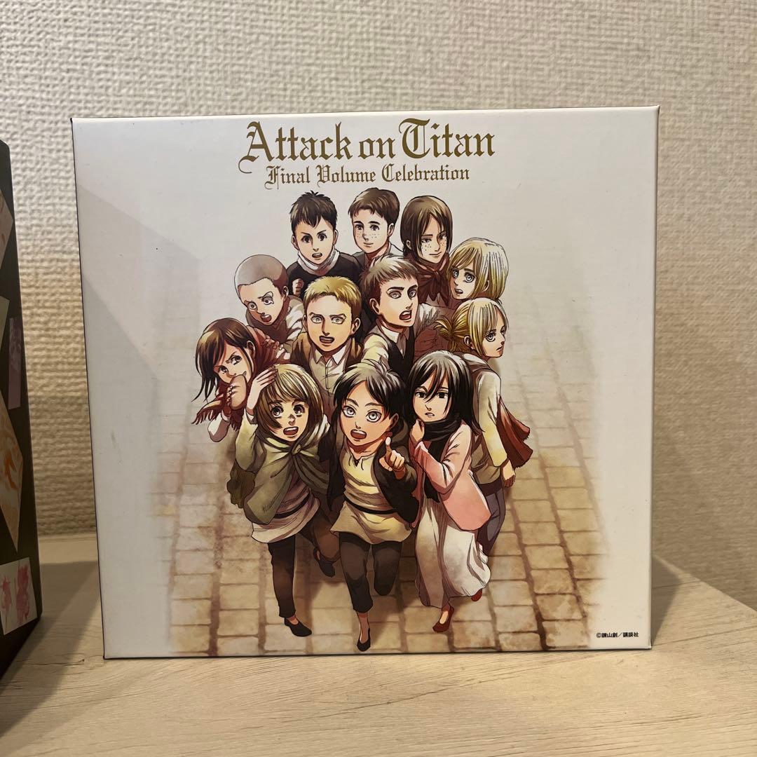 【美品】進撃の巨人 全34巻セット 収納ボックス付