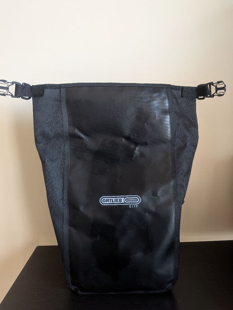 ORTLIEB CITY ブラックバッグ 中型