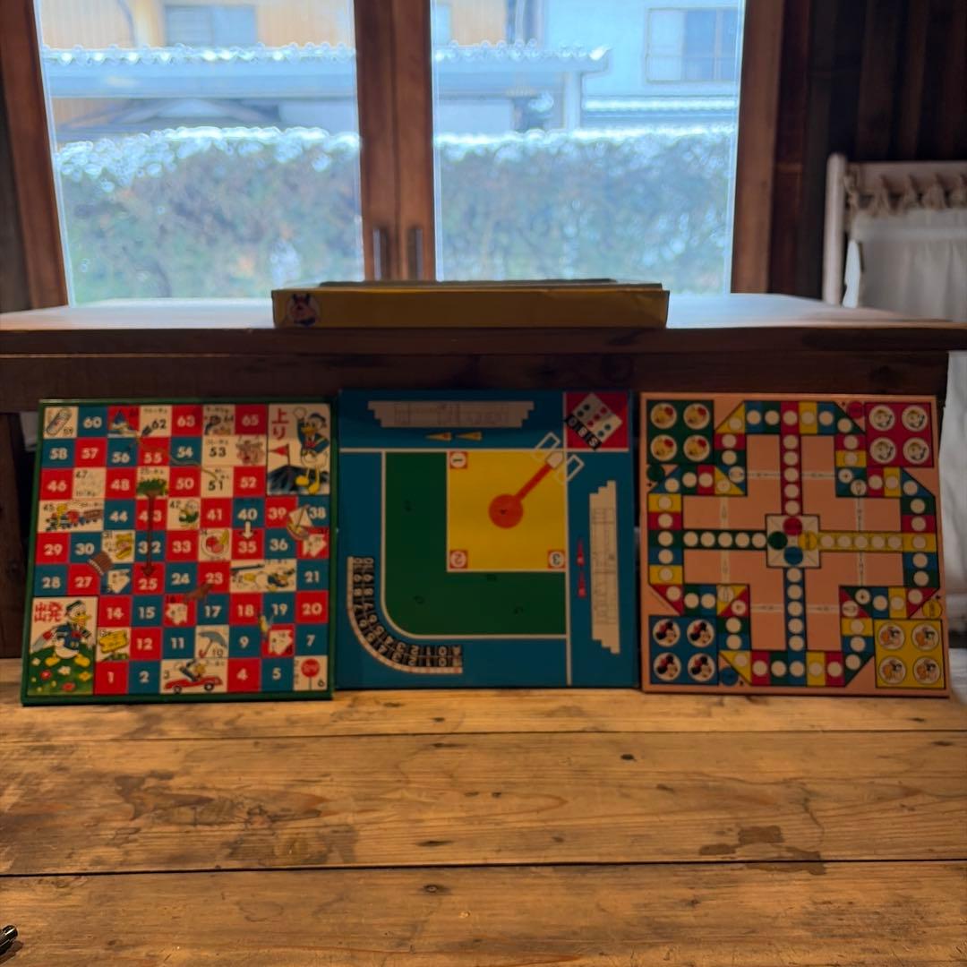 【昭和レトロ】ディズニー　Nintendo ボードゲーム2点　まとめ売り