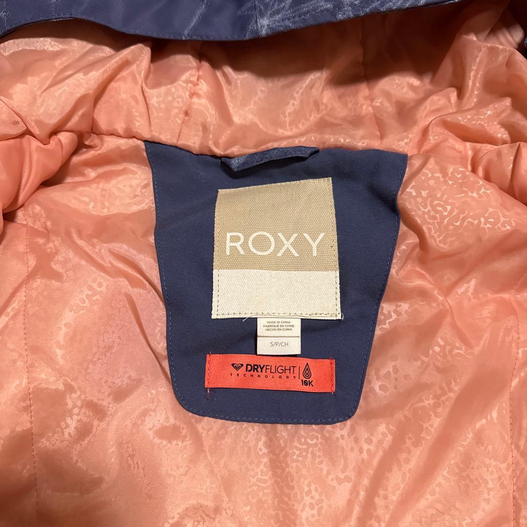 美品 ROXY ロキシー スノーボード スキー ウェアセット ネイビー ホワイト