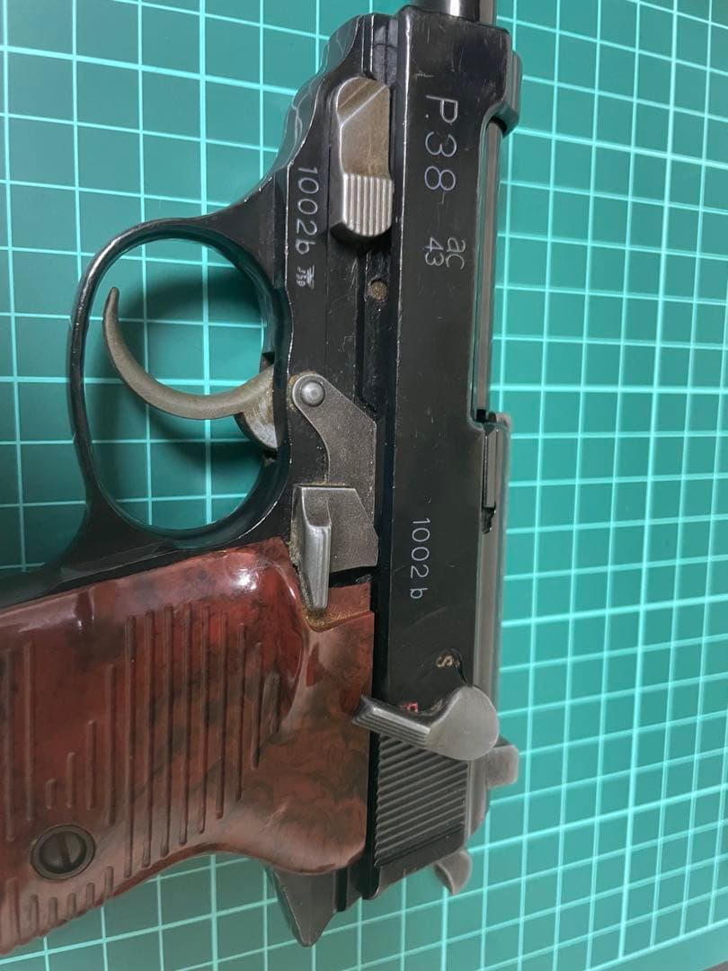 初期型 マルシン ワルサーP38スチール製　ベルリン1963刻印　ホルスター付き