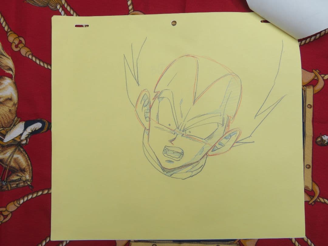 パ*ー様 ドラゴンボール セル画 原画 ベジータ 当時品