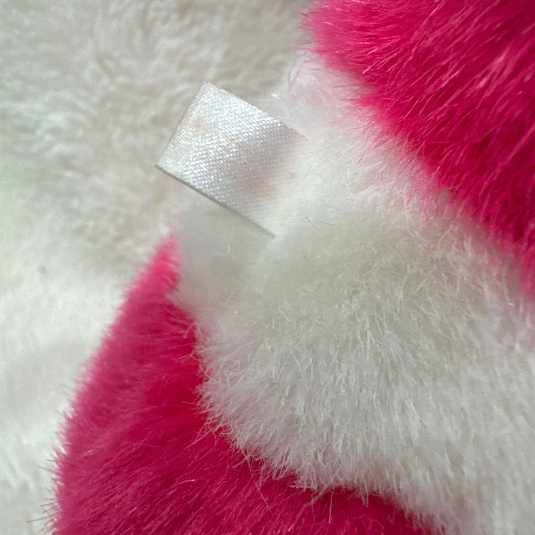 激レア　ハローキティ　大ぬいぐるみ　ボーダー　チェック　レトロ　自立