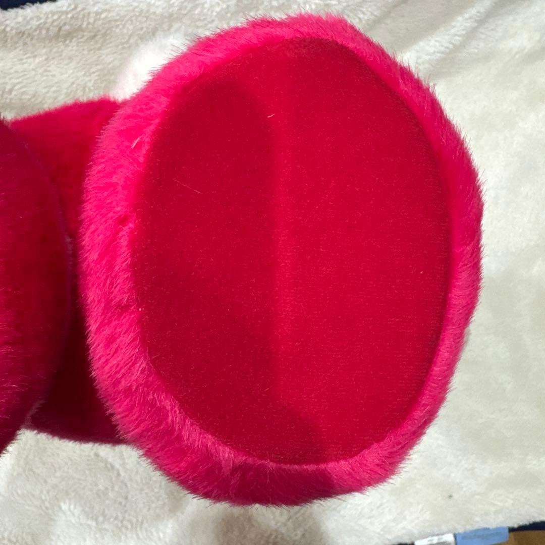 激レア　ハローキティ　大ぬいぐるみ　ボーダー　チェック　レトロ　自立