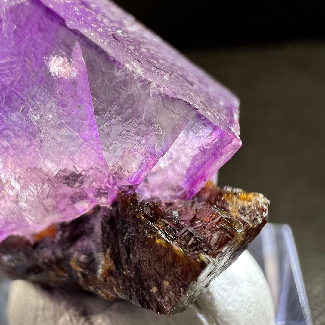 イリノイ産　パープルフローライト　美結晶