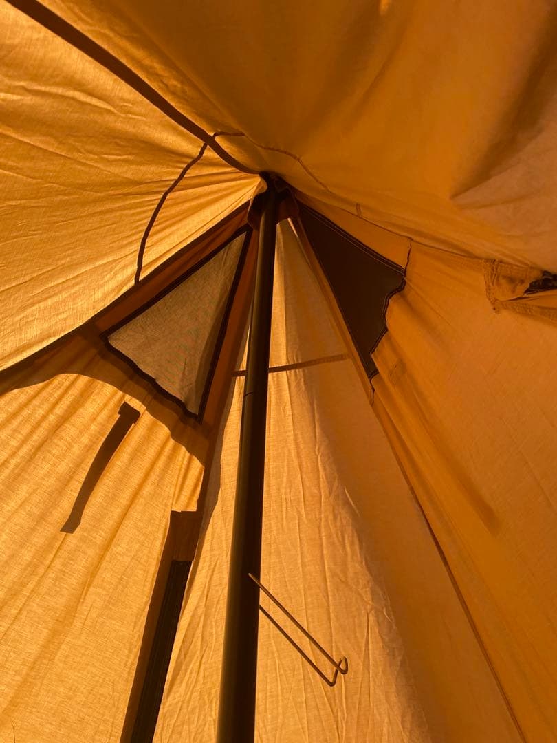 TOMOUNT ワンポールテント TC 1回使用のみ 美品 期間限定値下げ中