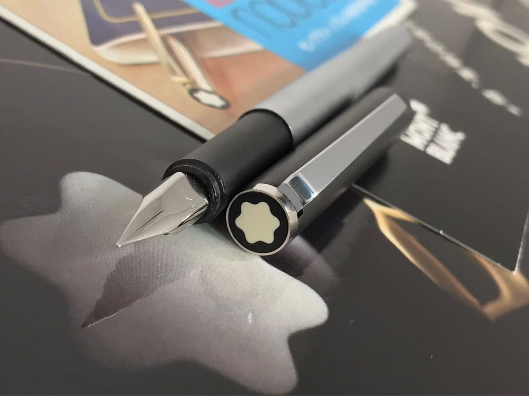 ⭐️非常に稀少なモデルNo1120ブラック&グラファイトメタリック仕上⭐️モンブラン