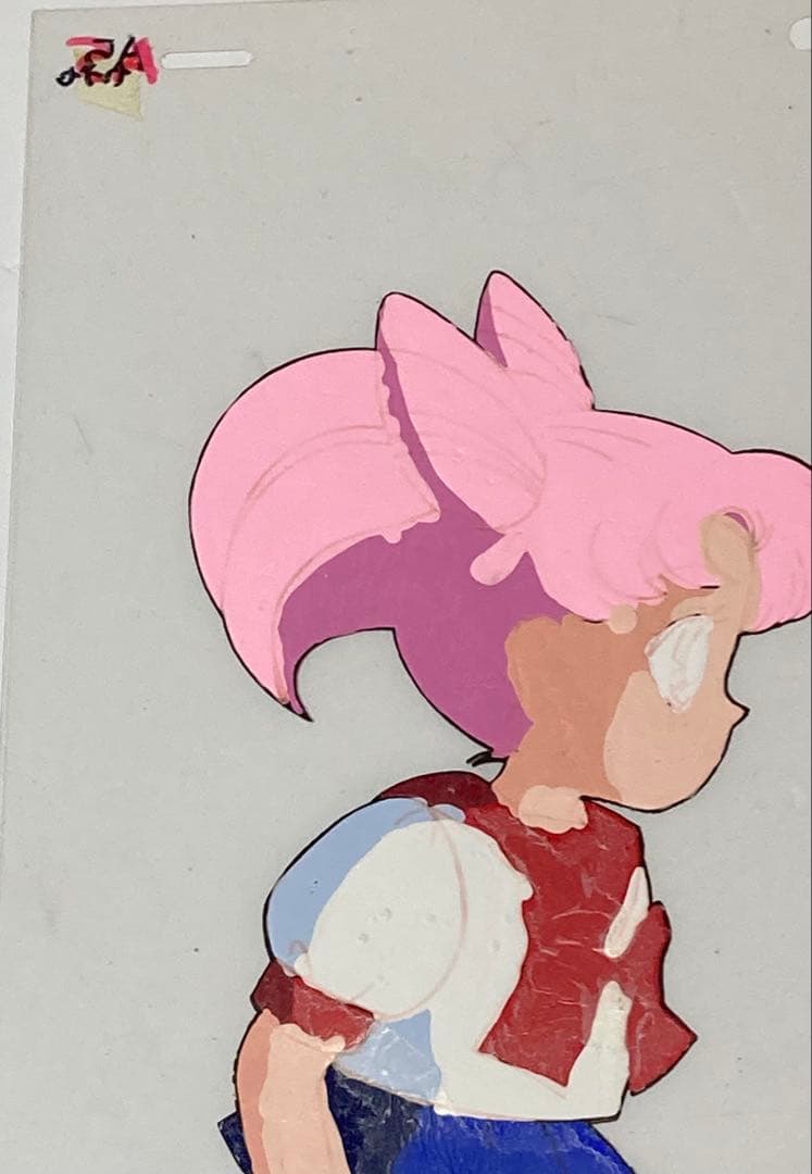 c３４　美少女戦士セーラームーンセル画【ちびうさ】背景画・動画付き