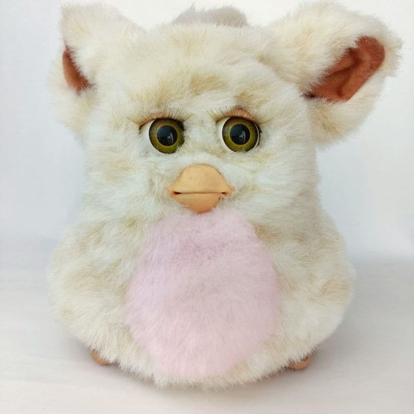 【稼動品・レア】ファービー2 キャラメルシロップ ヘーゼル目 ドイツ語版