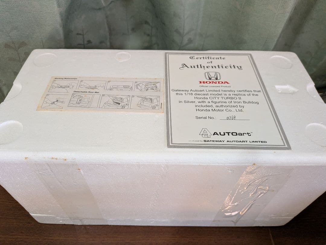 ホンダ　シティターボ CITY TURBO II 1/18 モトコンポ付き　美品