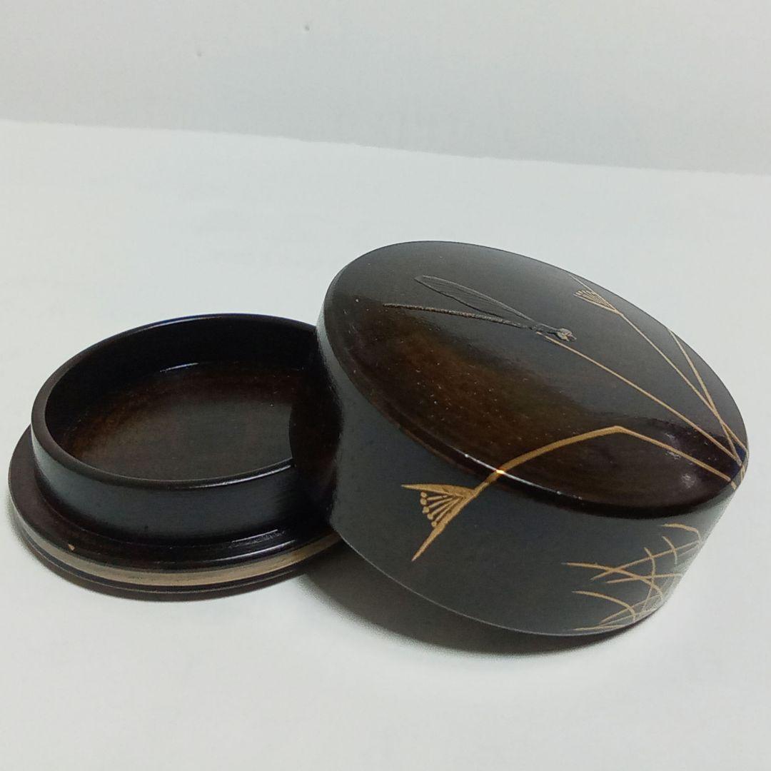 香合　虫篭丸香合　中村湖彩