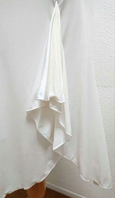 SALE☆チャコット　社交ダンス　スカート 白 S フリル 定価20900円