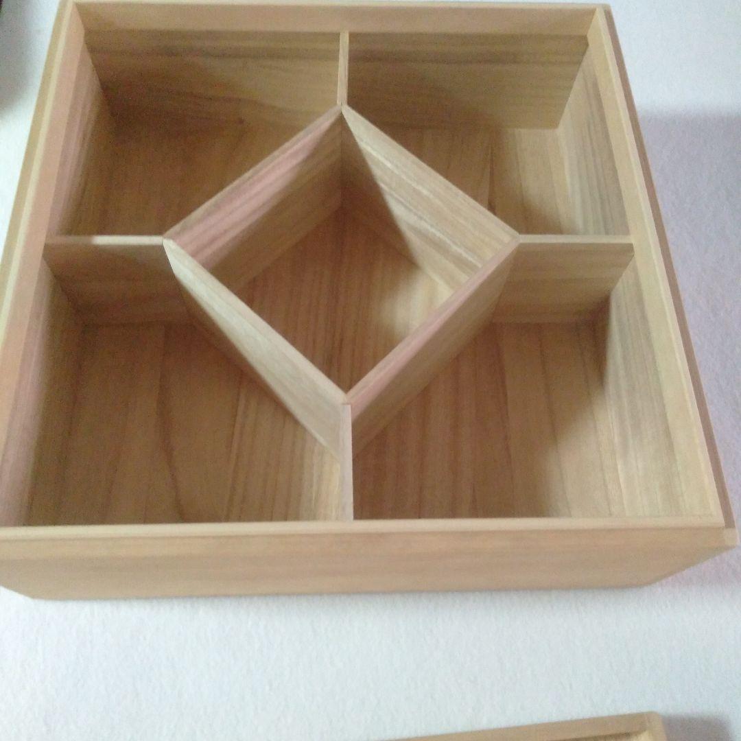 輪島塗堅地黑漆塗　梅蒔絵入椀五客