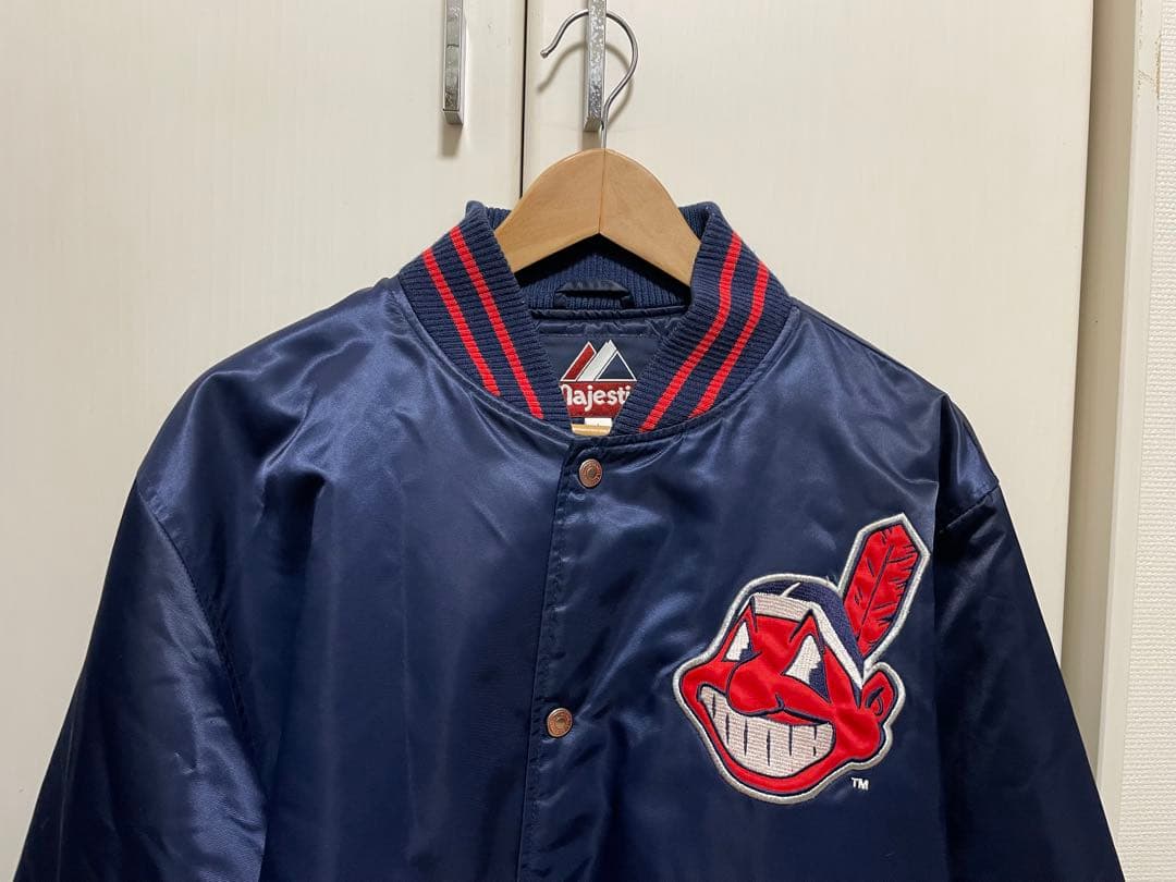 majestic MLB インディアンススタジャン