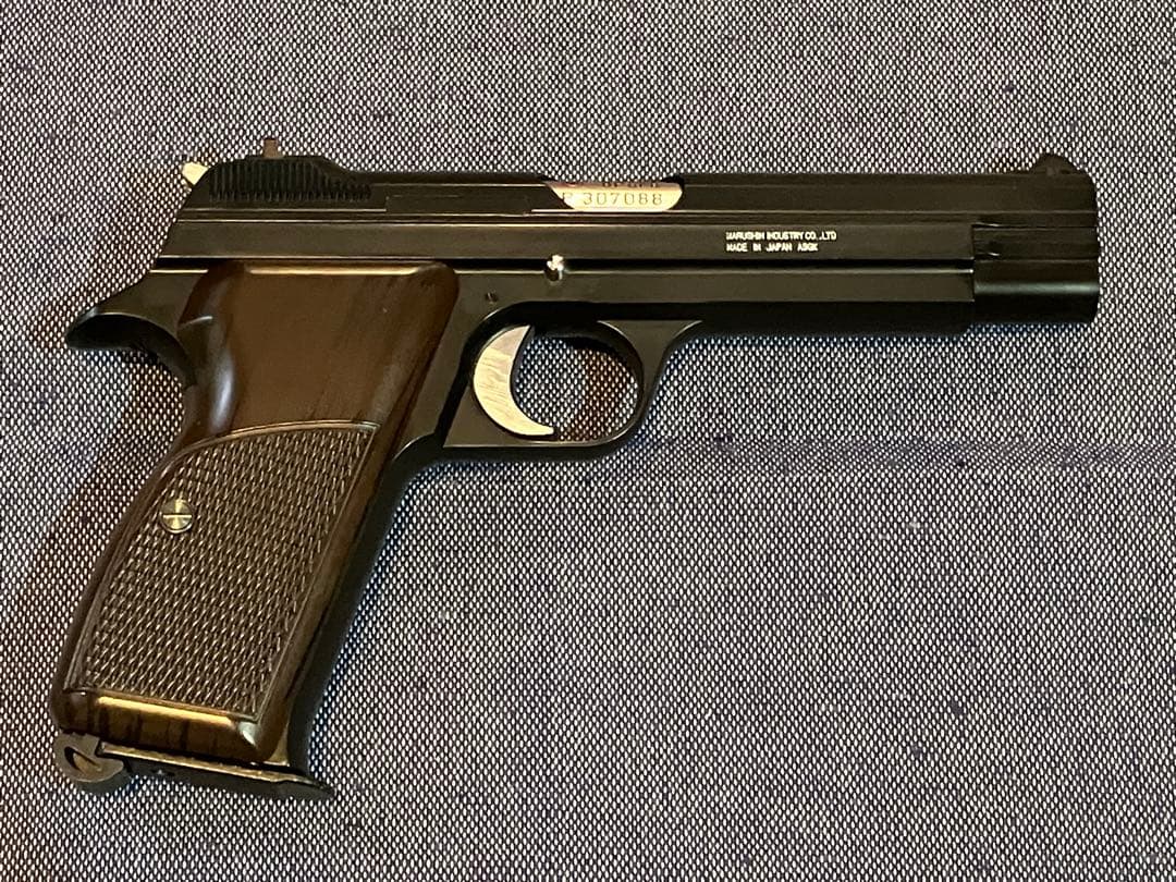 美品マルシンSIG P210-6 ガスブローバック ブラックABS ケース付き★
