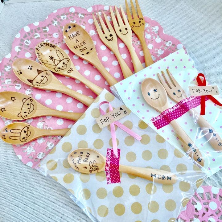 名入れ プレゼント 木のスプーン