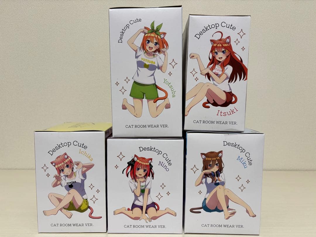 Desktop Cute フィギュア 五等分の花嫁5体セット