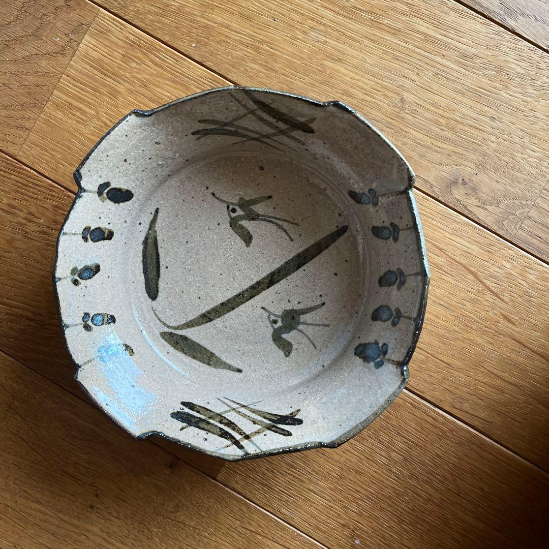 期間限定お値下げ　十三代中里太郎右衛門窯 造　絵唐津鉢　未使用