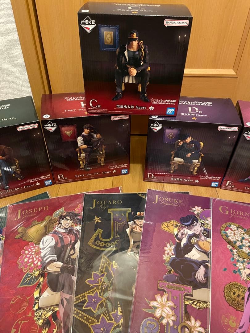 一番くじ ジョジョの奇妙な冒険　ジョジョワールド フィギュア 5種　ポスター