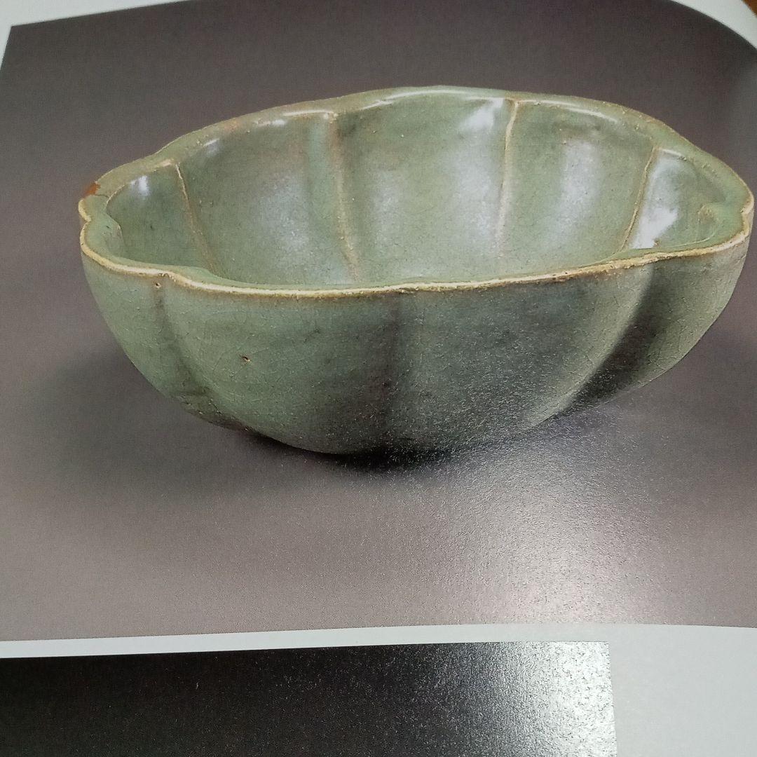 【真作】珍品　瓜壺 青瓷　河井寛次郎　(共箱)