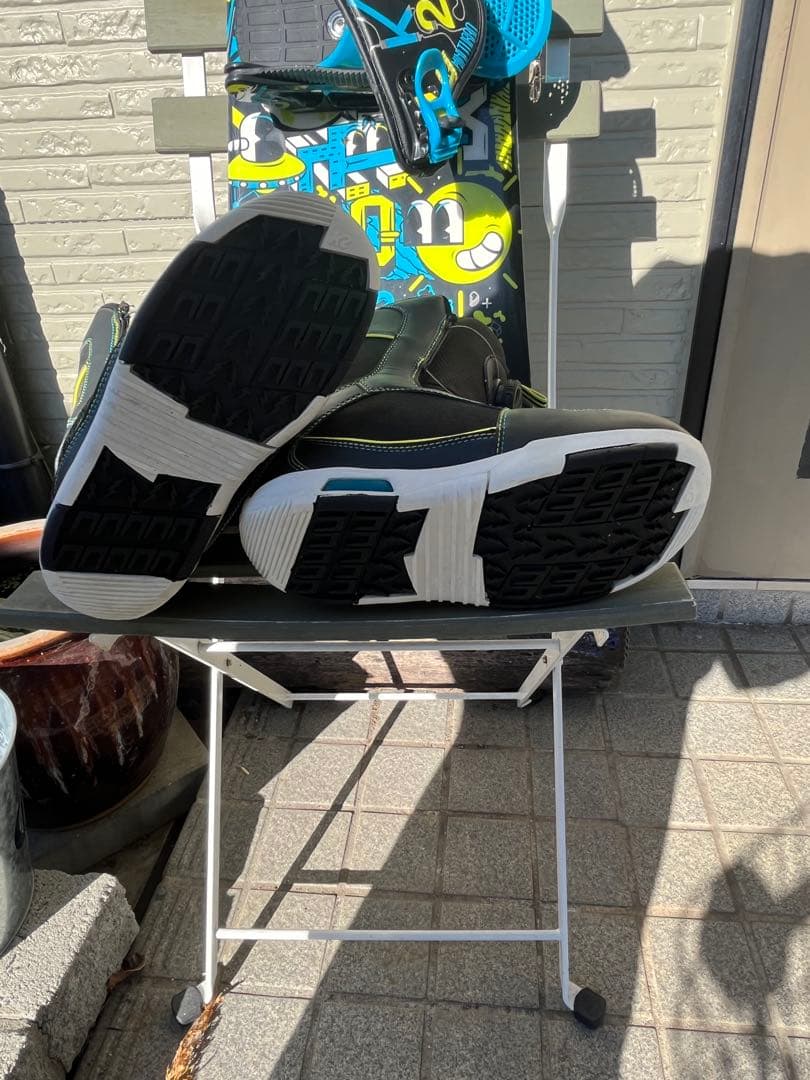 K2 Mini Turbo スノーボード バインディング付き