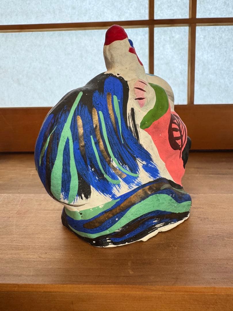 廃絶 香泉人形 『鶏抱き童子』郷土玩具 民藝 伝統文化 芸術 高知 滋賀