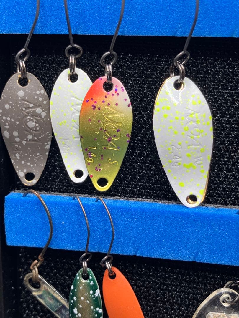 hh289 エリアトラウト　スプーン40枚セット　ケース付き