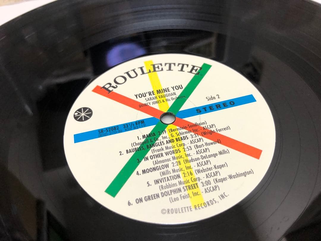 クラシックレコーズ Sarah Vaughan You're Mine You