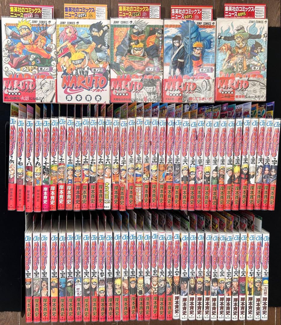 全巻・初版　帯・チラシ完備　NARUTO 全巻セット