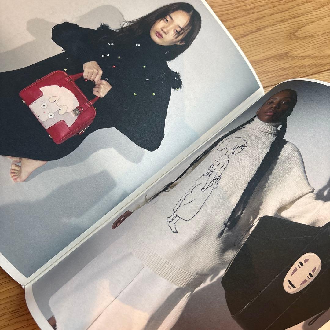 ロエベ LOEWE ジブリ 千尋　ノート 袋　湯札　リボン　千と千尋　ノベルティ