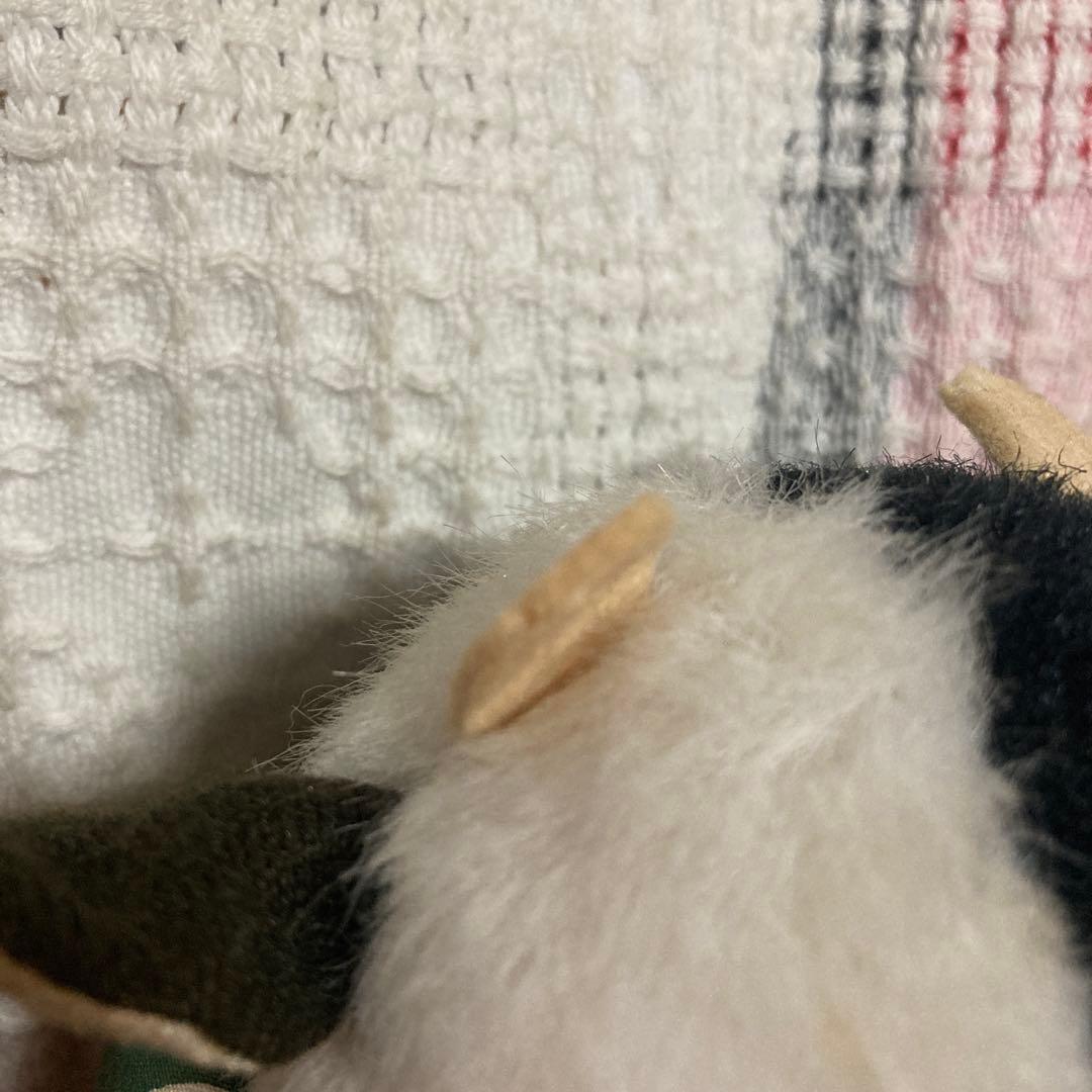 昭和レトロ　ハニートイズ　ウシ　ぬいぐるみ　中古品