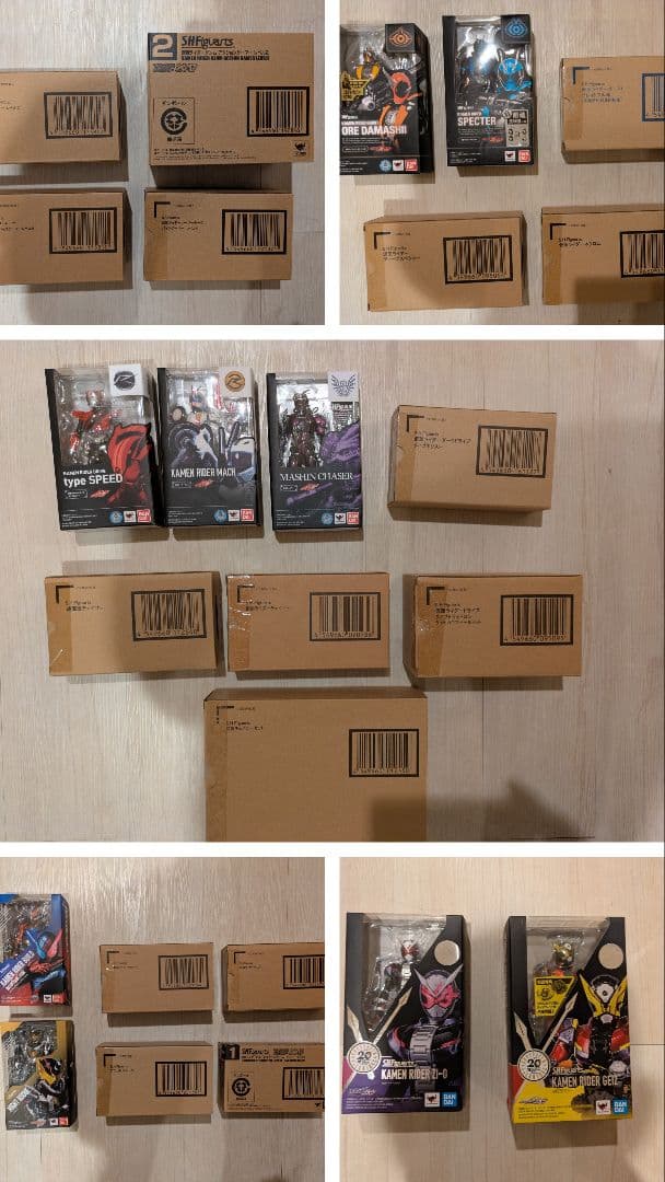 SHFiguarts 仮面ライダー フィギュア 150体武器エフェクト６種　新品