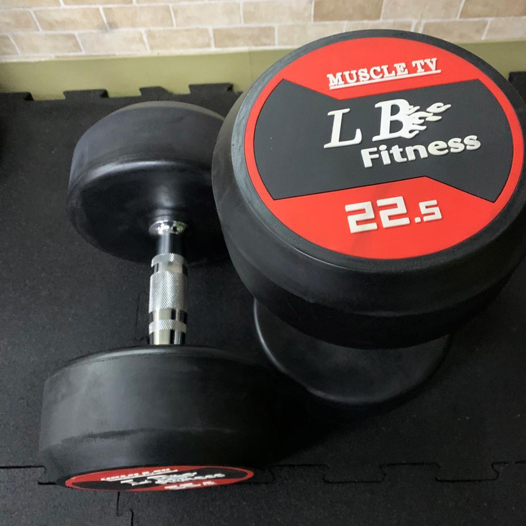 半額　　ラバーダンベル　2５kg 2個