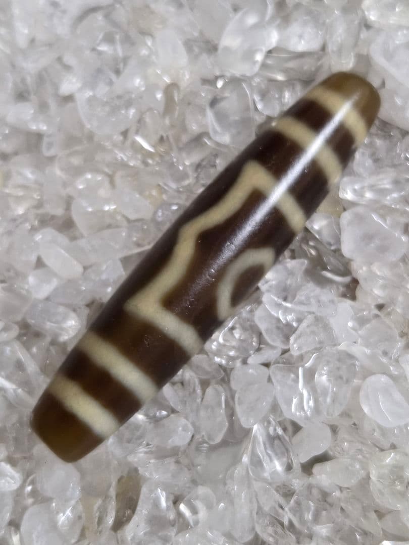 067　天珠　正統派　三眼天珠　dzibeads！