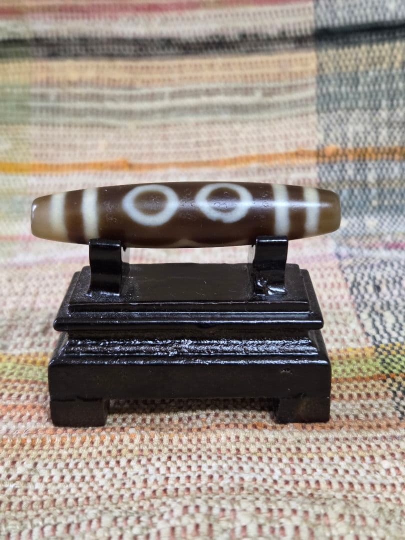 067　天珠　正統派　三眼天珠　dzibeads！