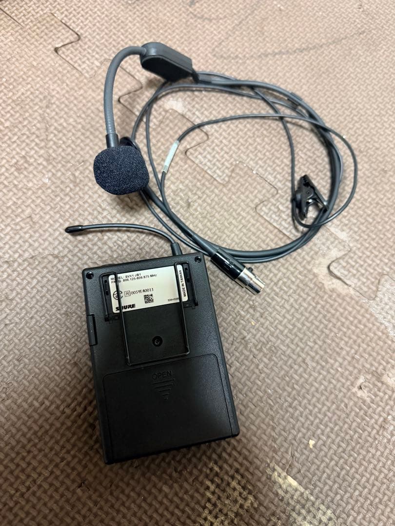 Shure svx1 JB1/ PGA31 ヘッドセット コンデンザー マイク