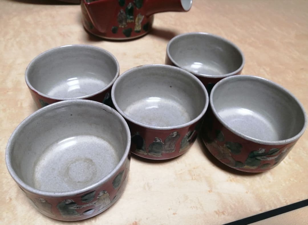 九谷焼　木米　茶器揃セット　青木木米