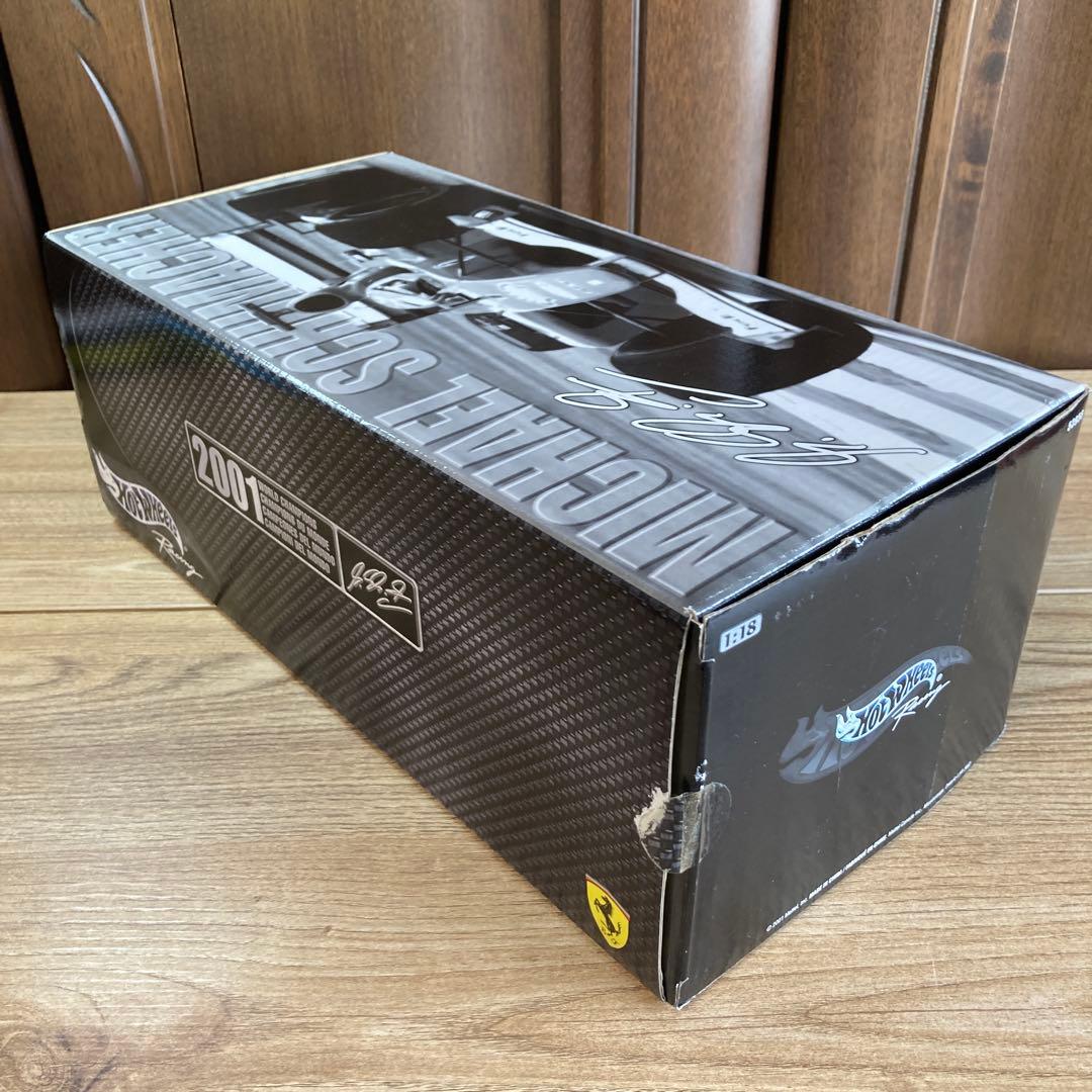 ホットウィール1/18フェラーリF2001Mシューマッハ ワールドチャンピオン