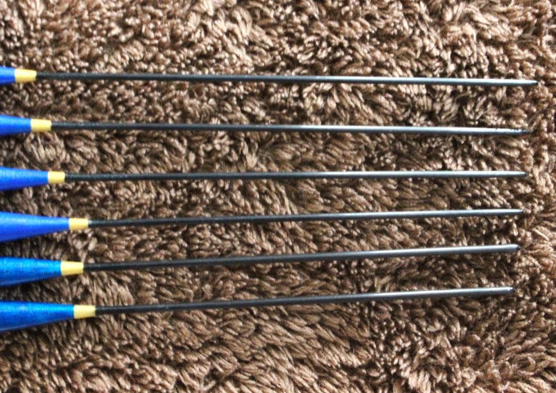 ヘラ浮子 パイプトップ ６本セット 新品未使用