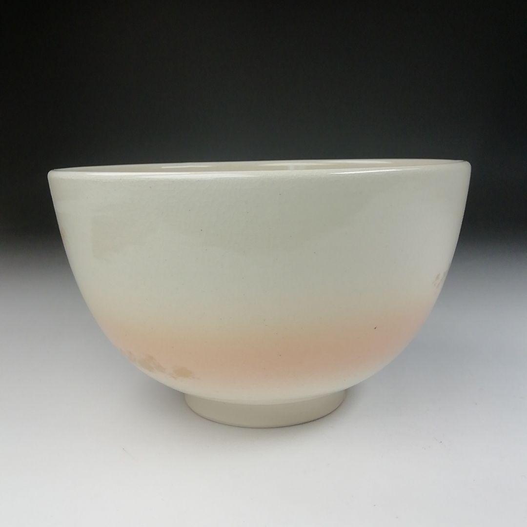 Ｔ４７６　茶碗　『仁清写　四君子絵』『清雲 造』　共箱　抹茶碗　茶道具