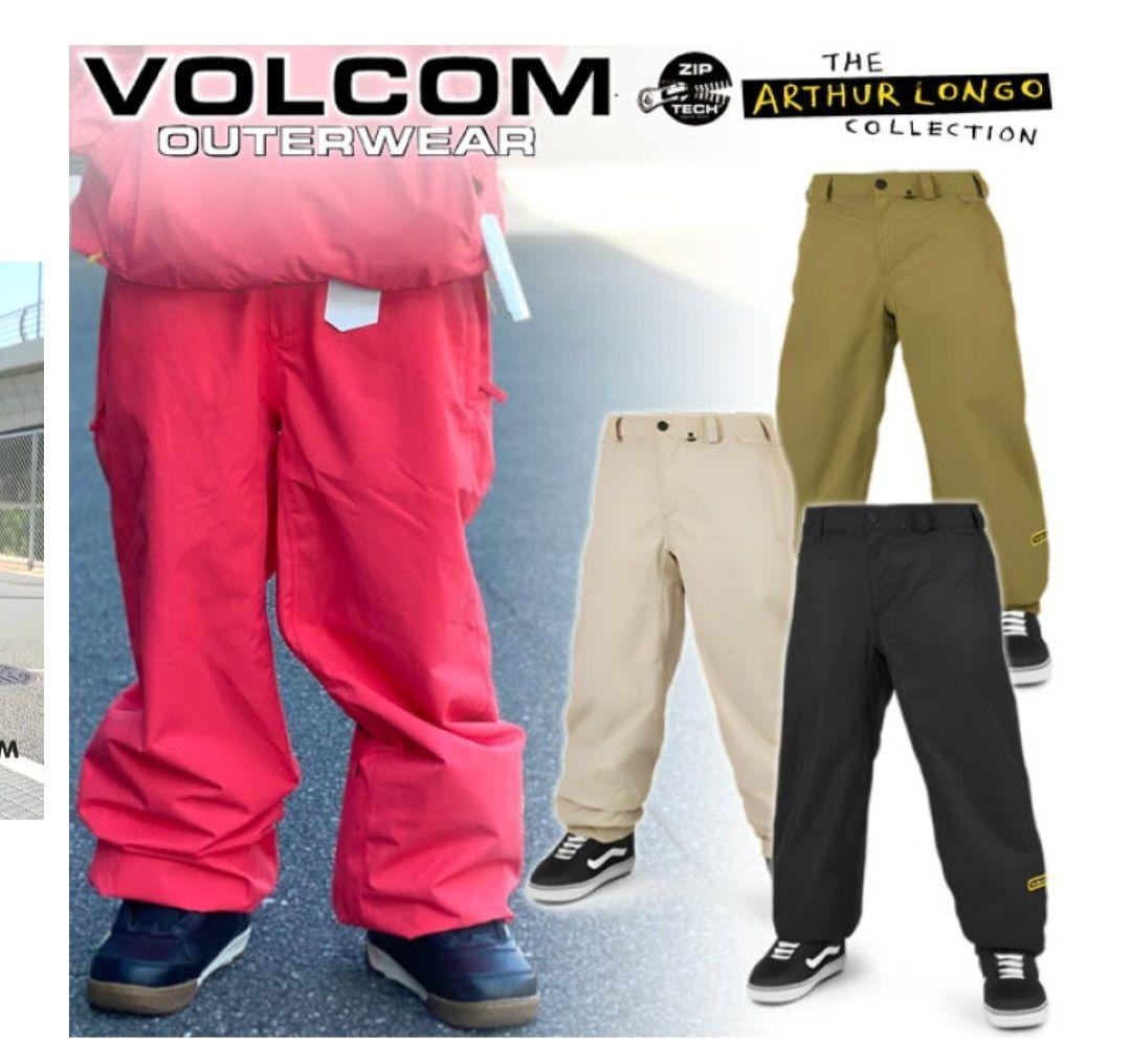 VOLCOM スノボーウェアXL セットアップ オレンジ