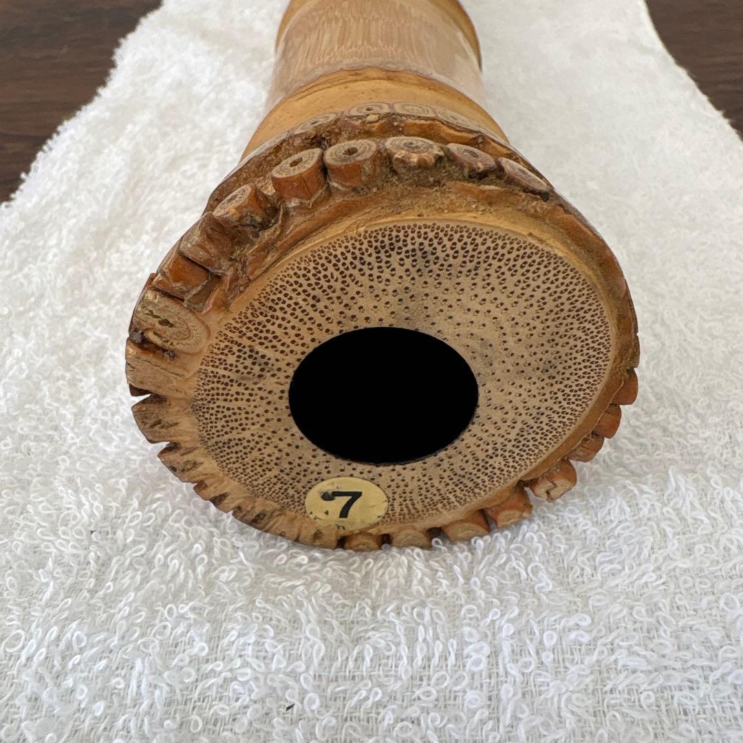 尺八　竹治　銀三線　竹製　琴古流　約60、5㎝