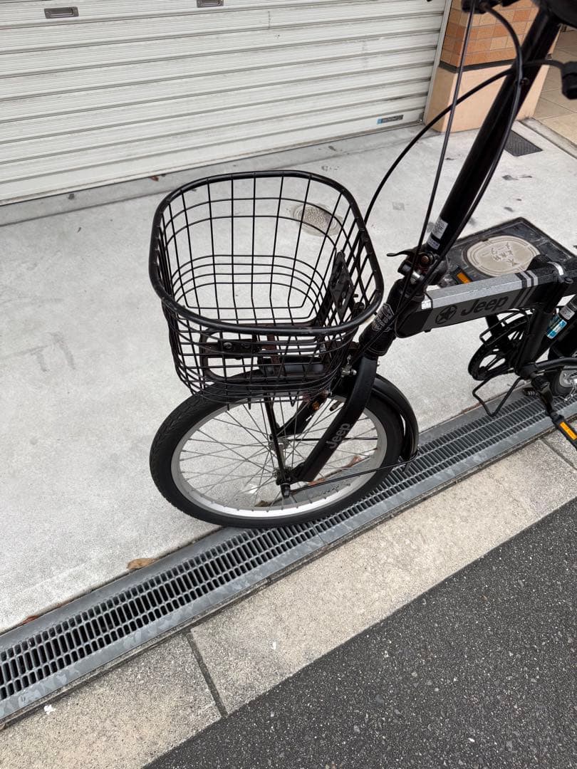 100 自転車 大阪市 【引取り限定】 20インチ 変速付き 折りたたみ