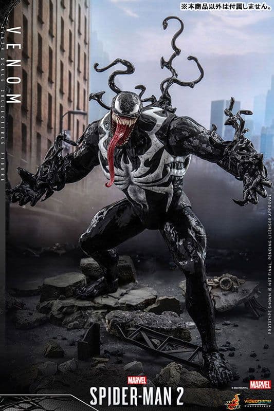 新品ホットトイズヴェノム 1/6 スケール フィギュア Spider-Man 2