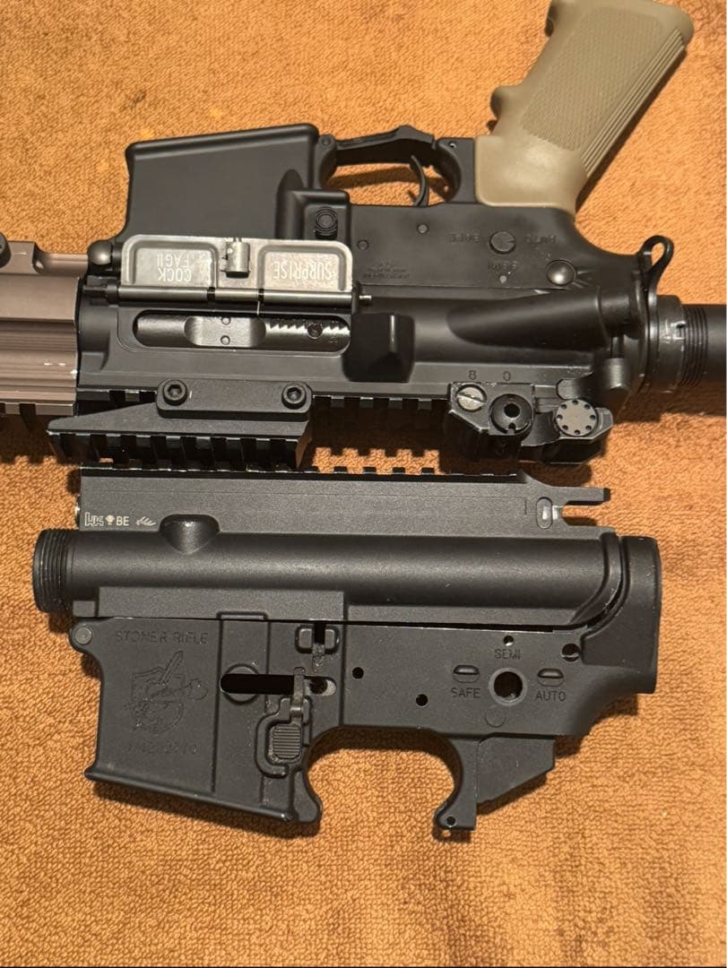 詳細不明 アッパー、ロアレシーバー、スチールボルトキャリア